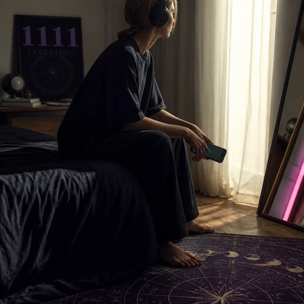 Persona escuchando el Audio de Yo Soñado al amanecer
