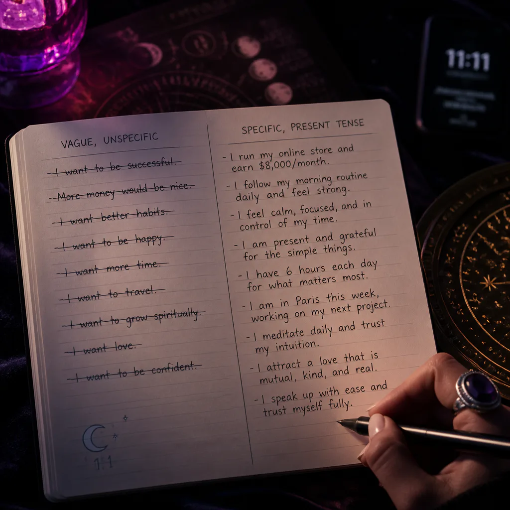 Notebook showing a future script being edited